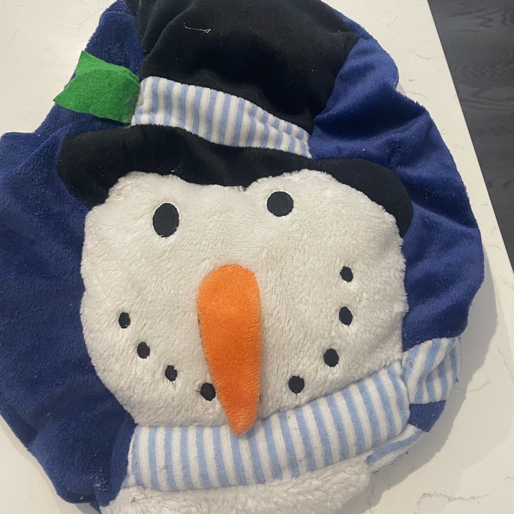 Snowman Toilet Seat Cover Holiday Christmas Bathroom Decor Winter Home